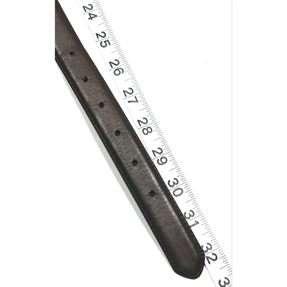 Janie and Jack Kids Brown Leather Belt 10 to 12 Size